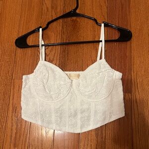 Altar’d State White Crop Top